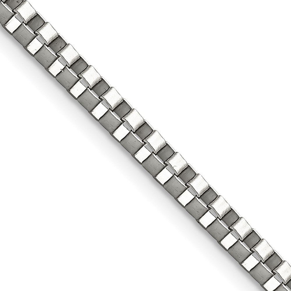 Chisel Stainless Steel Polished 3.2mm 22 inch Box Chain