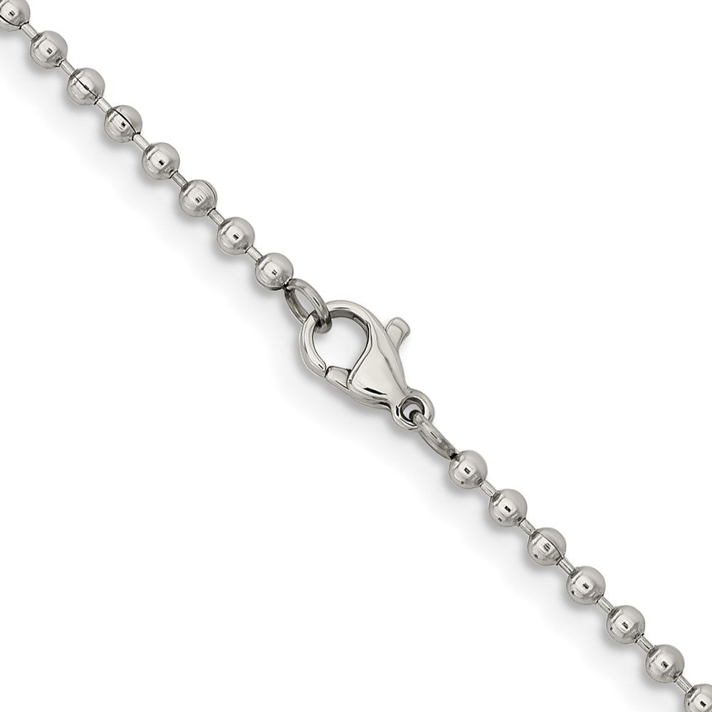 Chisel Stainless Steel Polished 2.4mm 20 inch Ball Chain