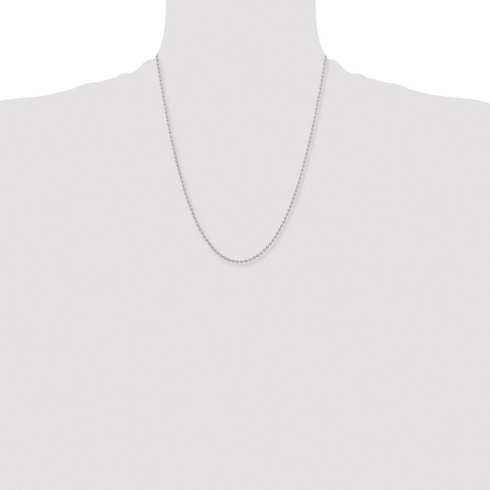 Chisel Stainless Steel Polished 2.4mm 22 inch Ball Chain