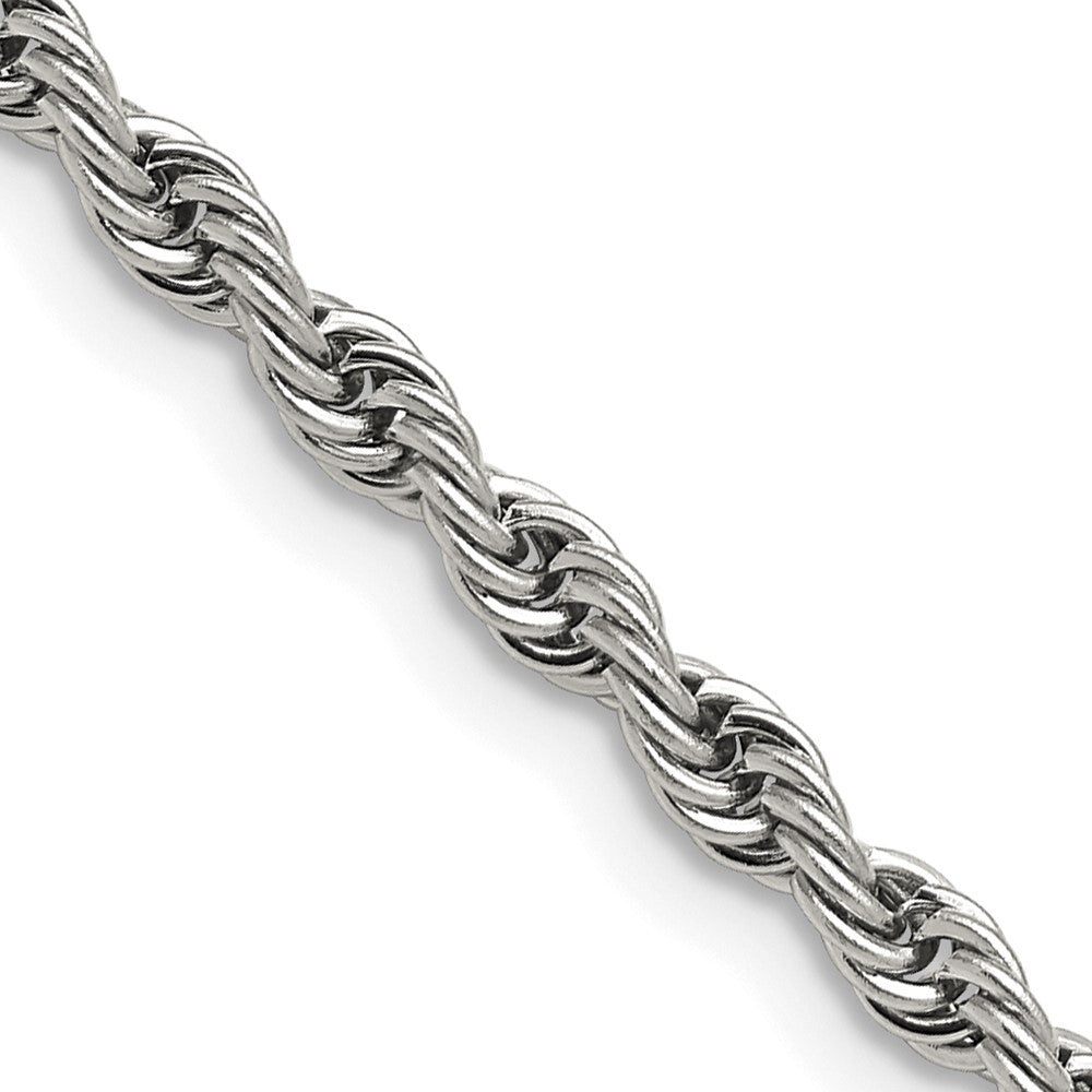 Chisel Stainless Steel Polished 4mm 22 inch Rope Chain