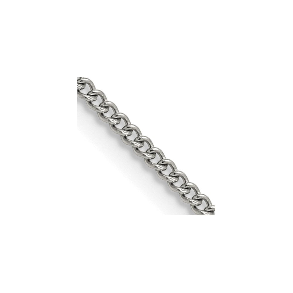 Chisel Stainless Steel Polished 2.25mm 20 inch Round Curb Chain