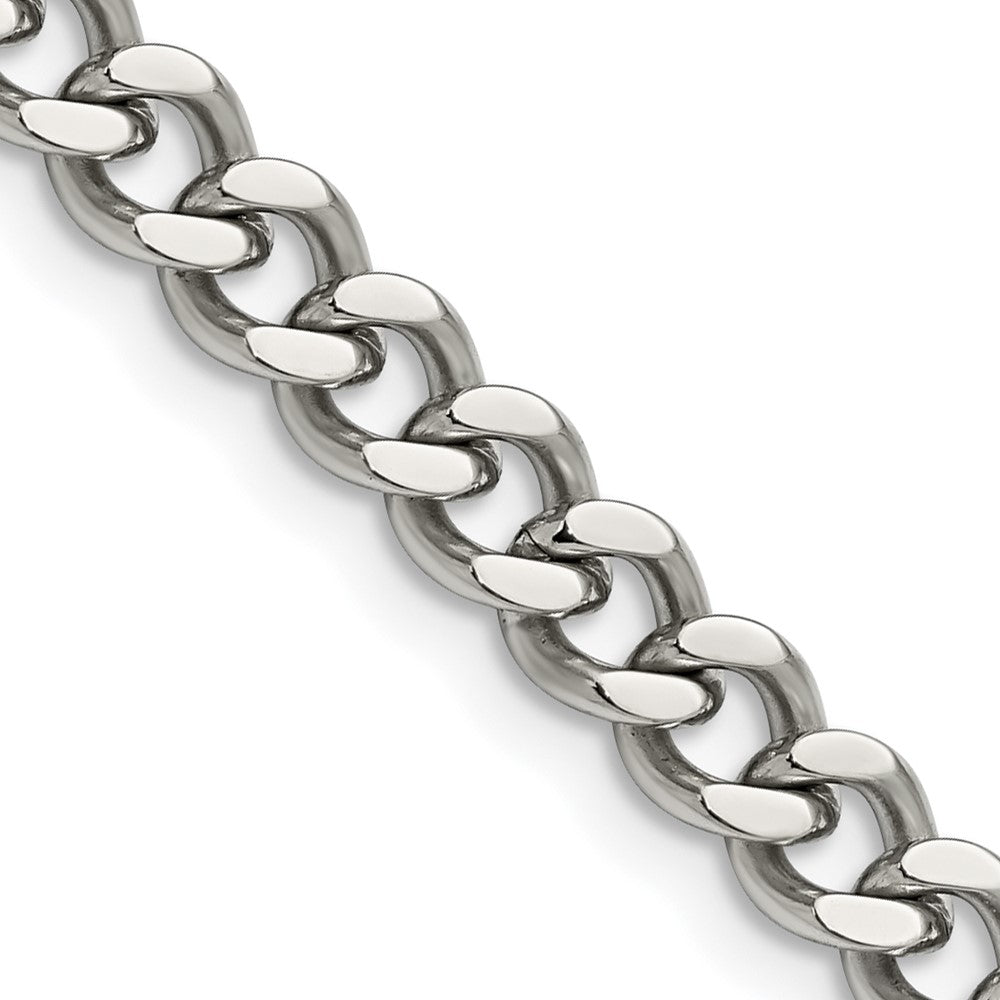 Chisel Stainless Steel Polished 6.75mm 20 inch Curb Chain