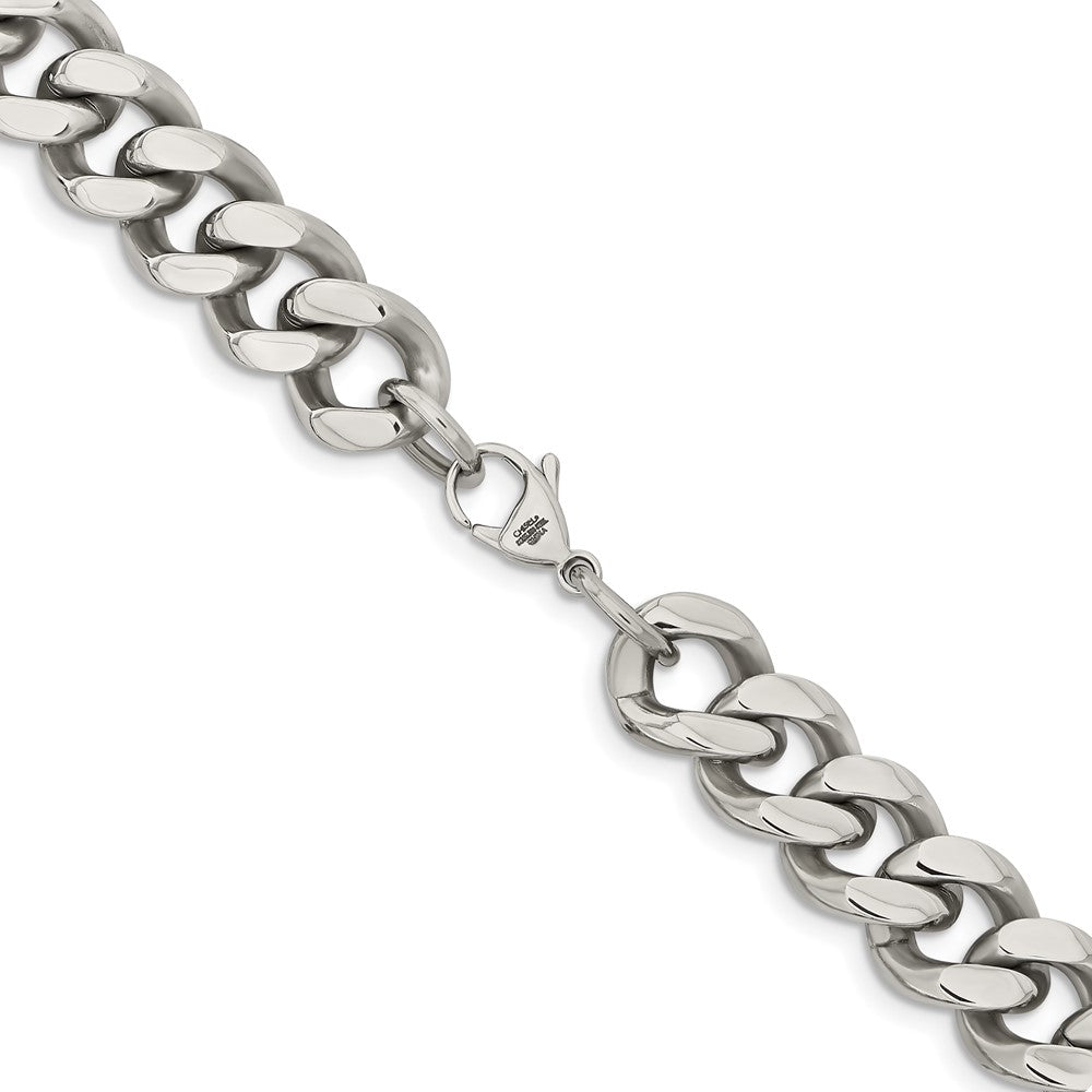 Chisel Stainless Steel Polished 13.75mm 24 inch Curb Chain