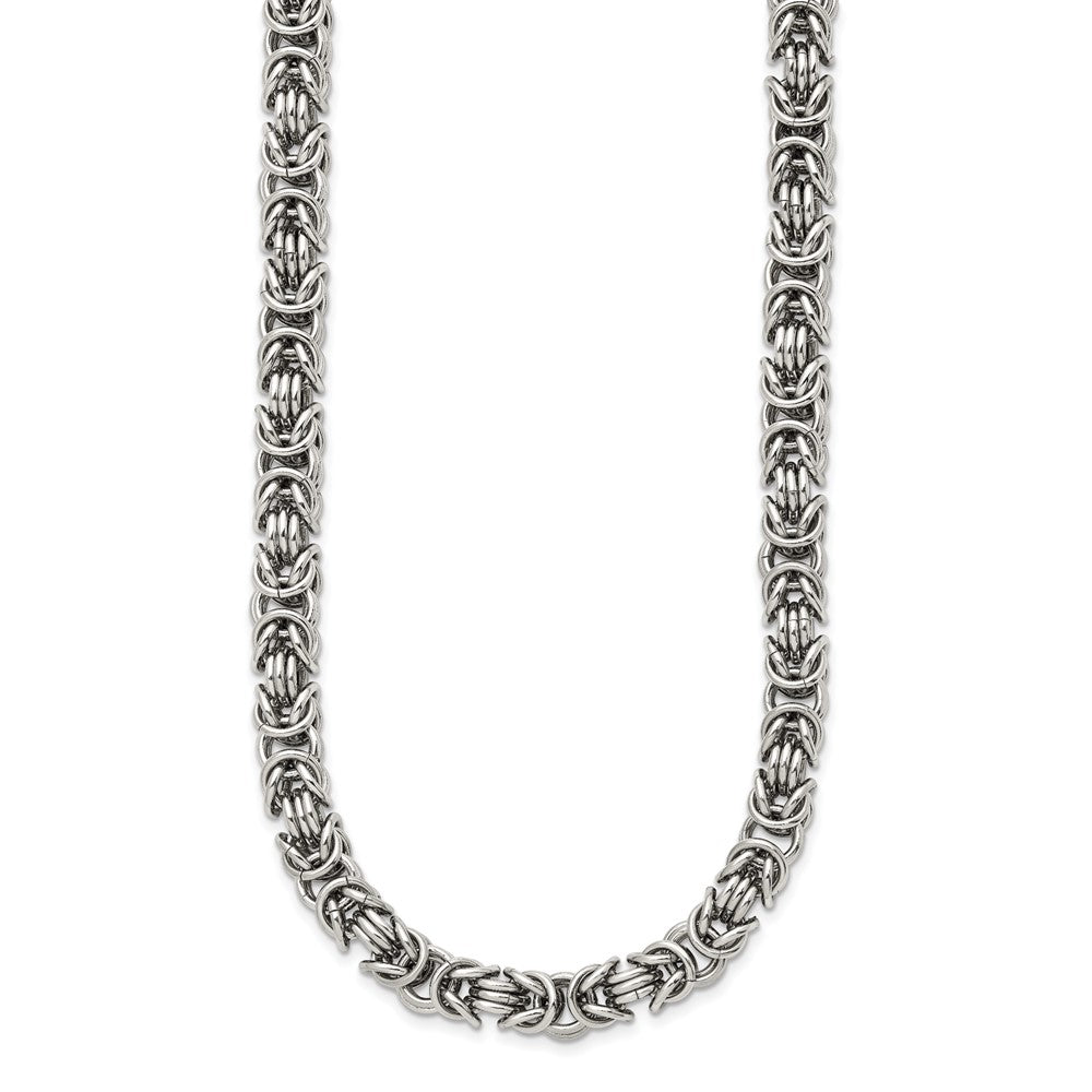 Chisel Stainless Steel Polished 22 inch Fancy Link Necklace