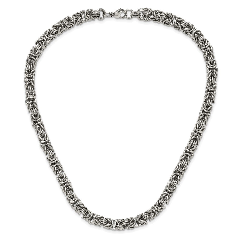 Chisel Stainless Steel Polished 22 inch Fancy Link Necklace