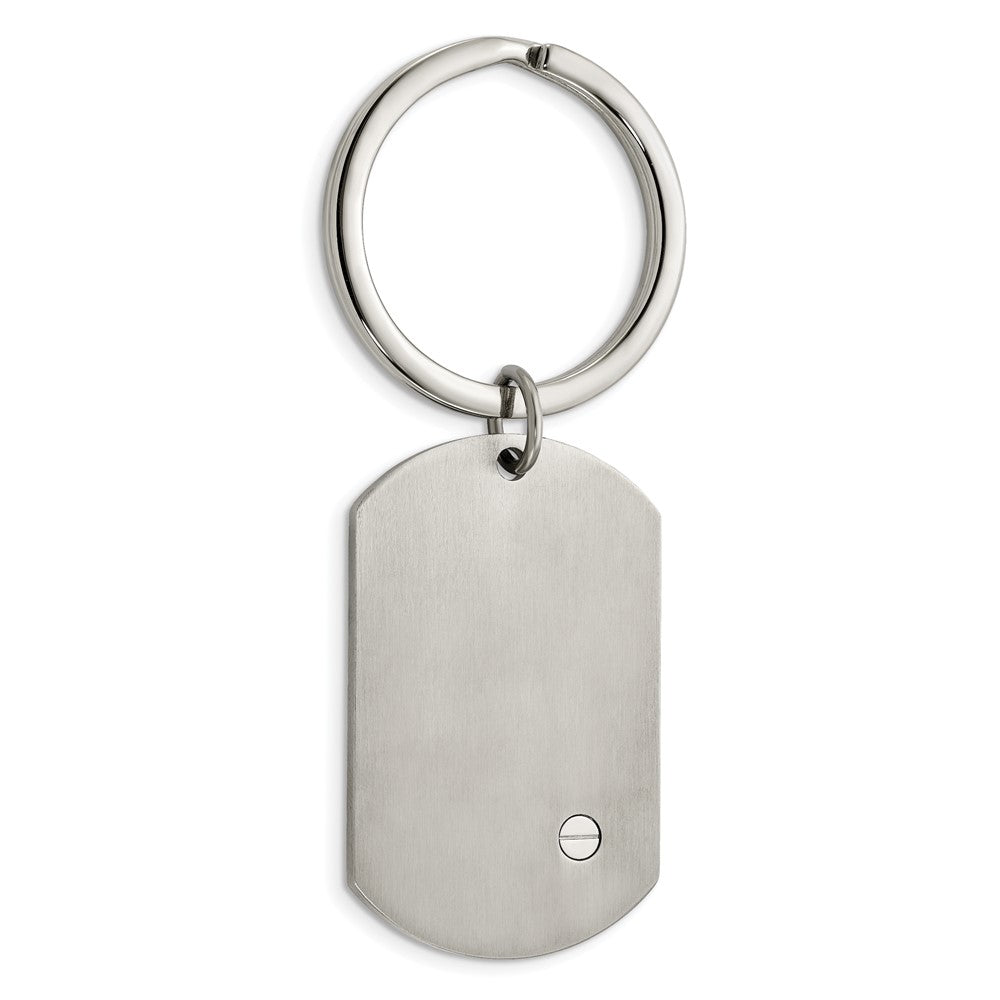 Chisel Stainless Steel Brushed and Polished 8.25 inch Bracelet, Money Clip and Key Ring Set