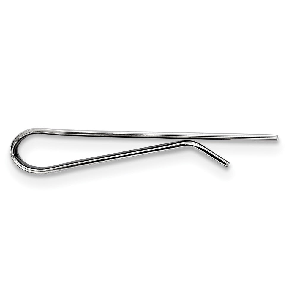 Chisel Stainless Steel Polished Tie Bar / Money Clip