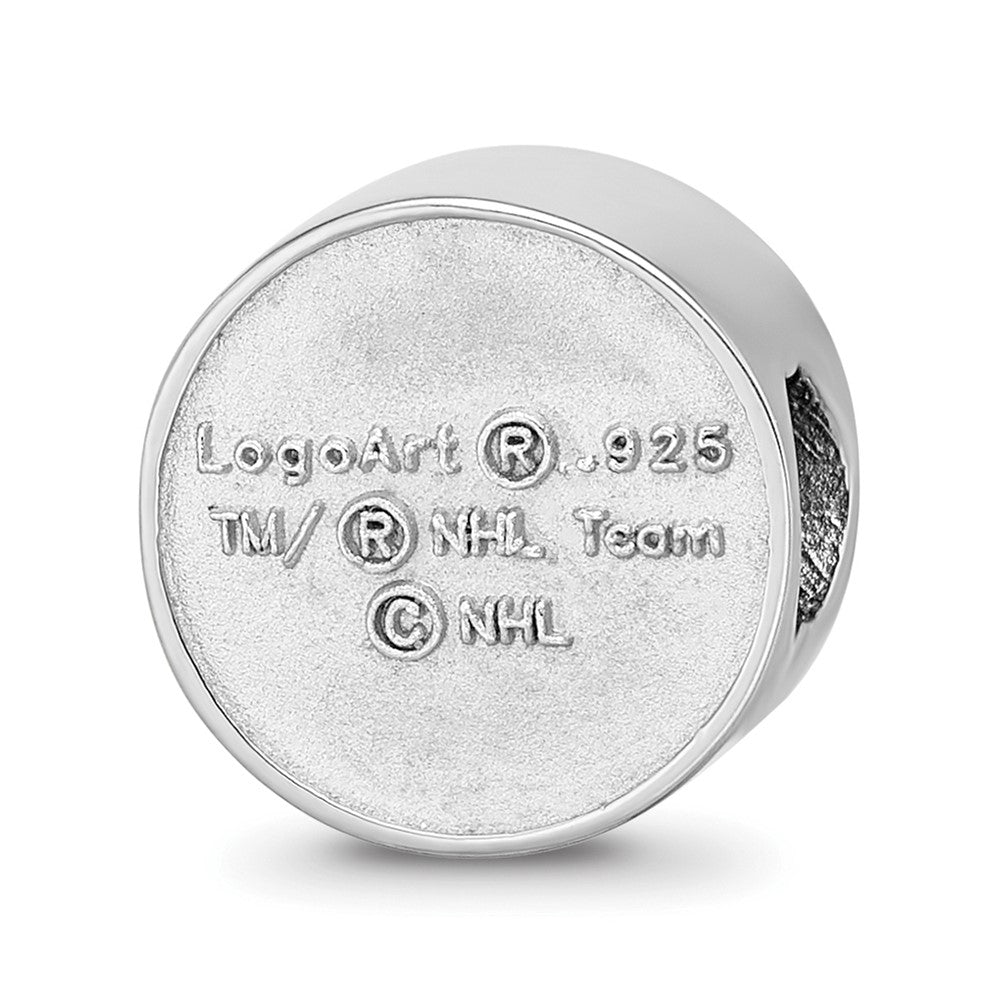 Sterling Silver NHL Buffalo Sabres Enameled Bead