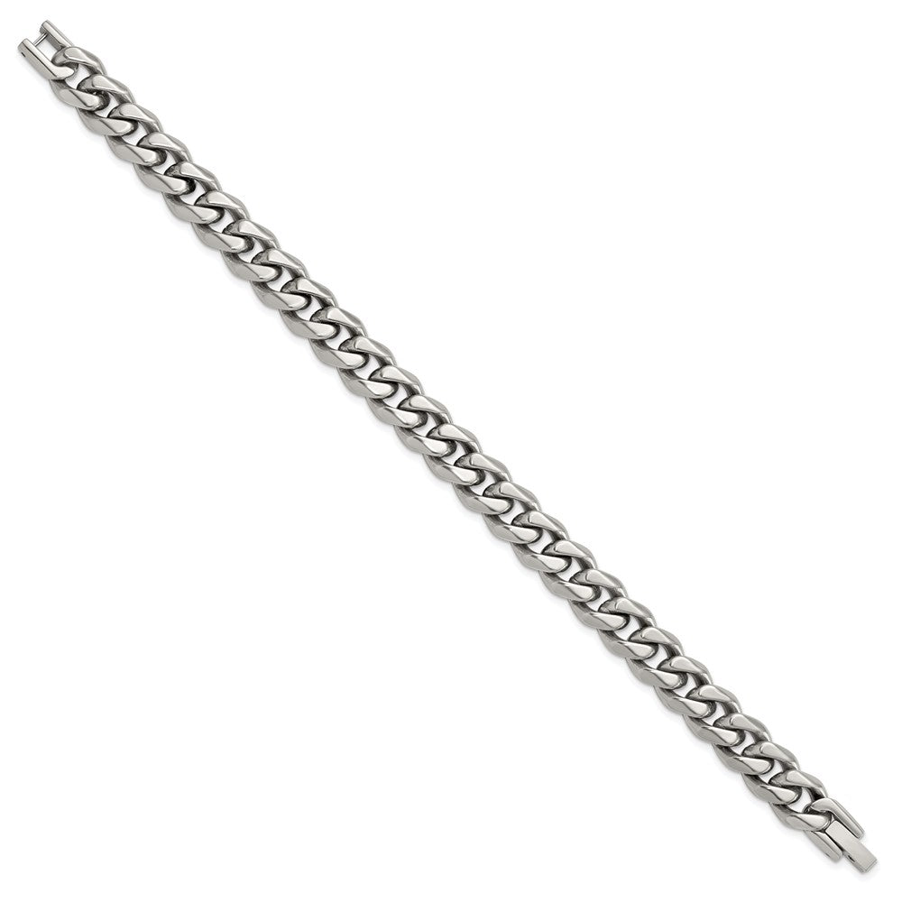 Titanium Polished 10.00mm Curb 9in Bracelet