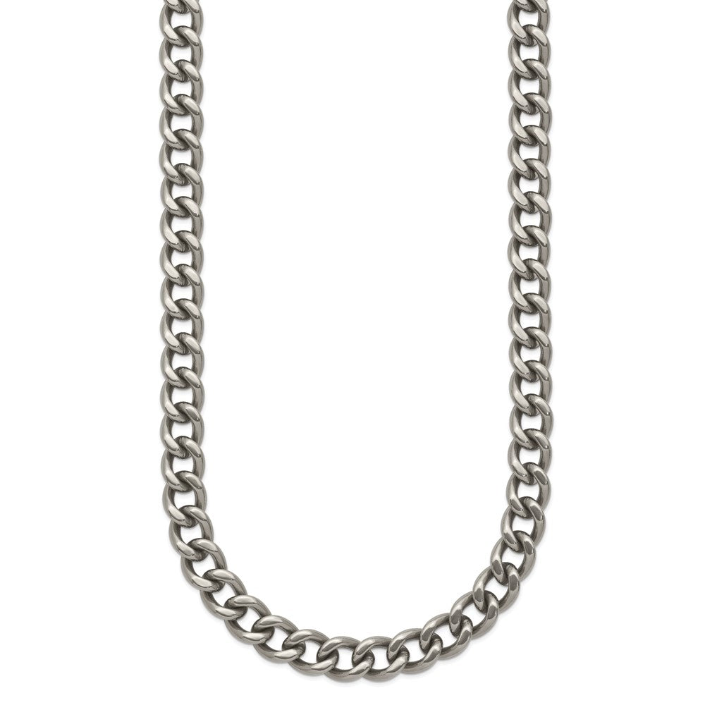 Chisel Titanium Polished 7.5mm 24 inch Curb Chain