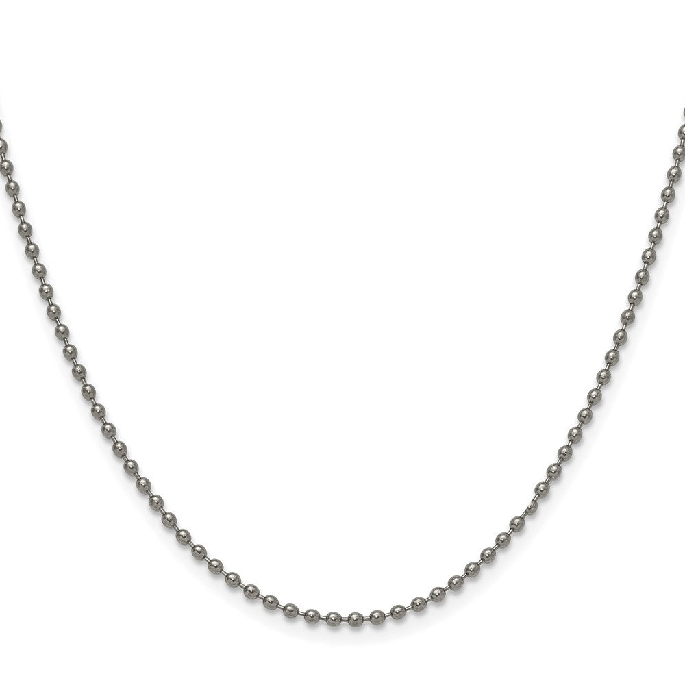 Chisel Titanium Polished 2.00mm 22 inch Ball Chain