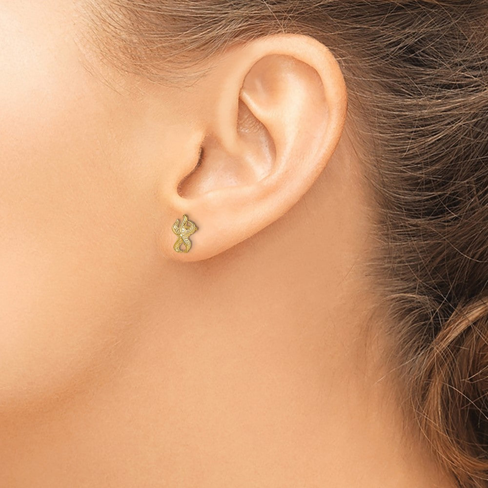 14K Starfish Post Earrings