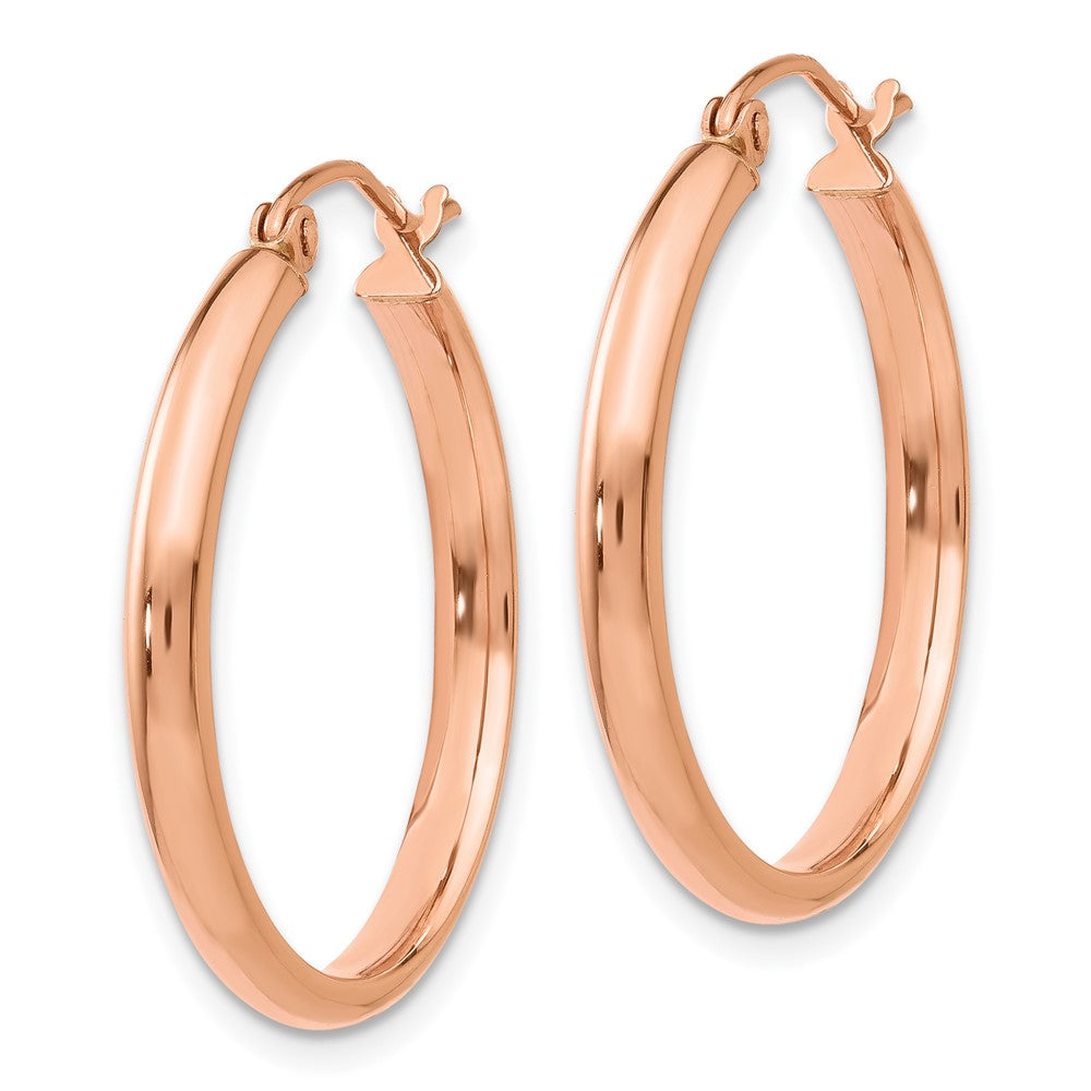14k Rose Gold Rose Gold Hoop Earrings
