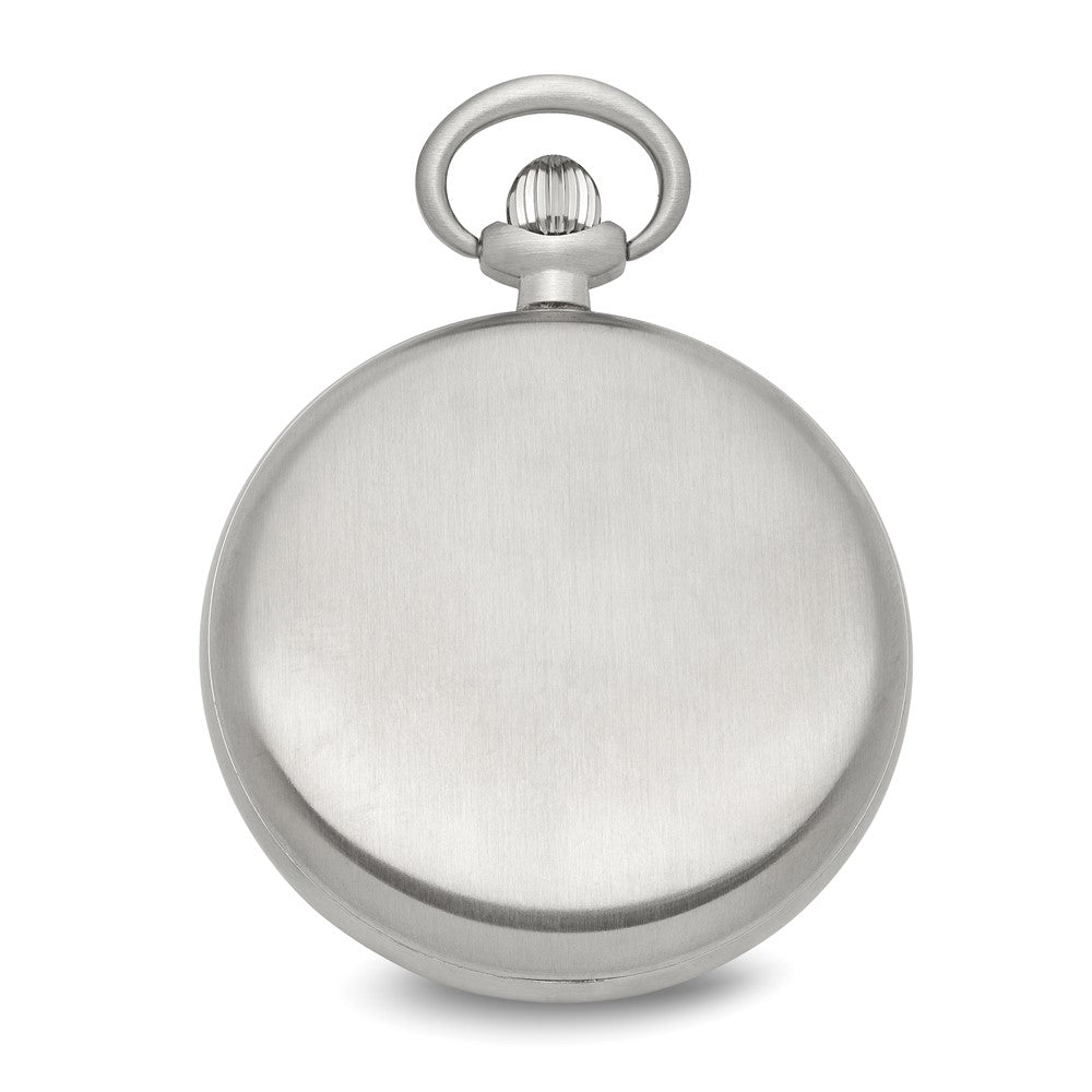 Chisel Stainless Steel White Dial Pocket Watch