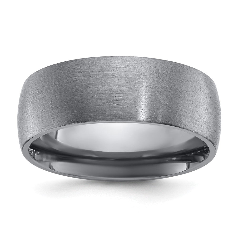 Chisel Tantalum Brushed 8mm Band