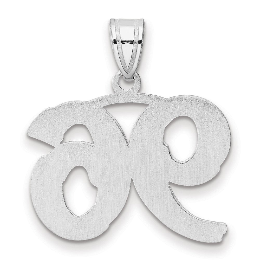 14kw Polished Etched Number 96 Pendant