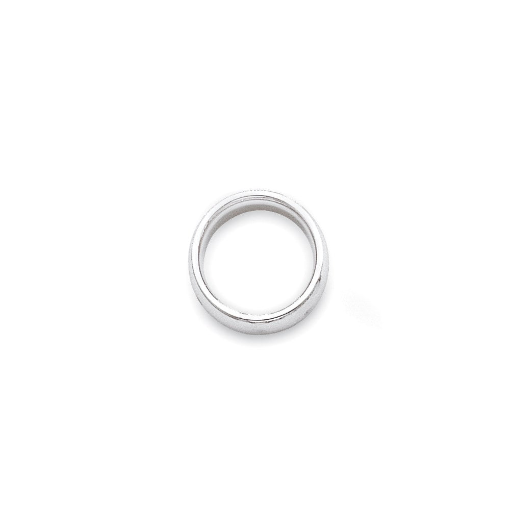 14k White Gold 3mm Standard Weight Comfort Fit Wedding Band Size 12