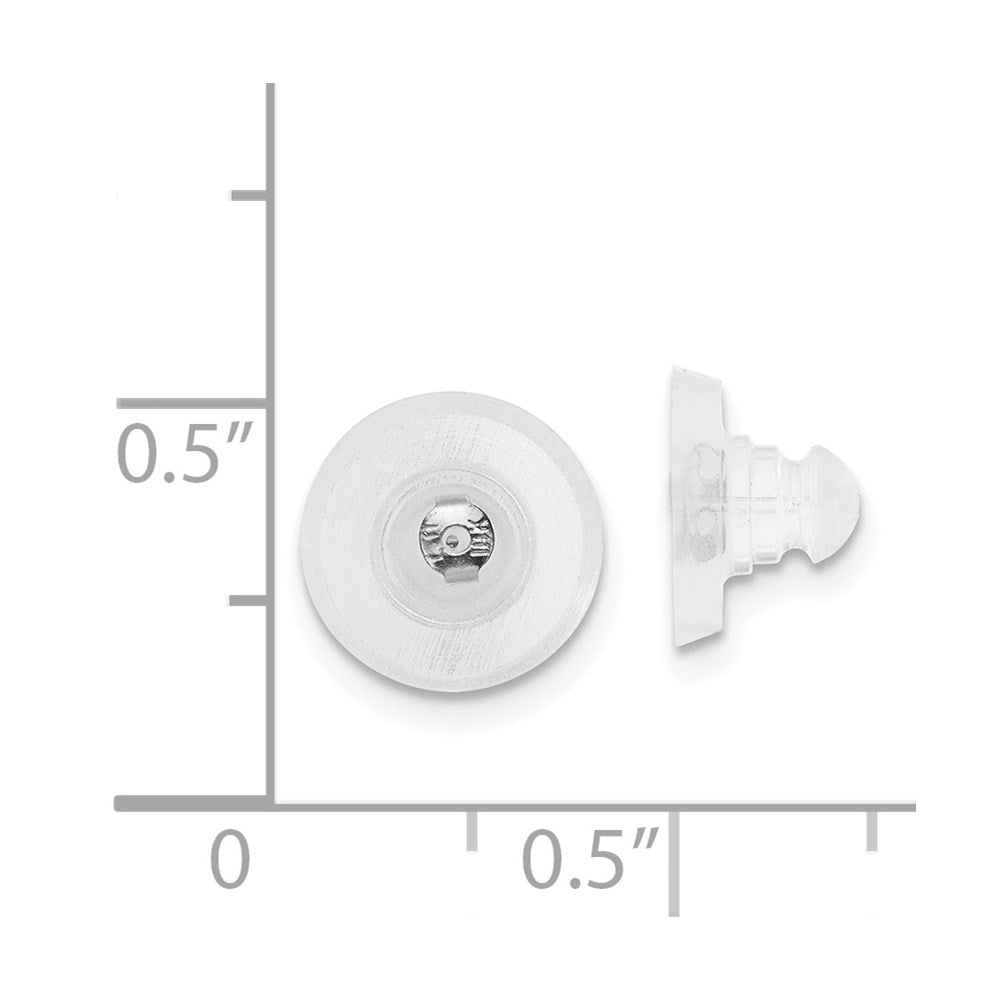 Silicone Sliders 14K WG Disk 1 Pair