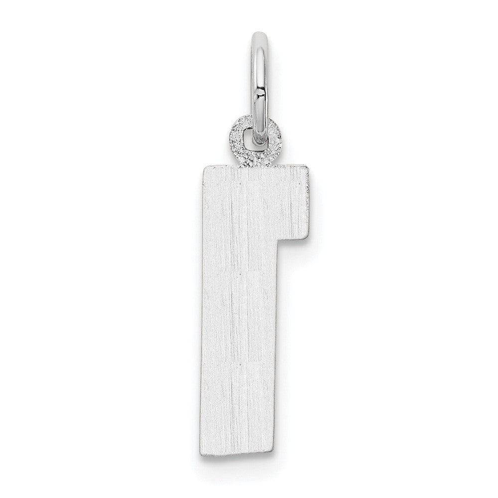 14kw  Medium Polished Number 1 Charm