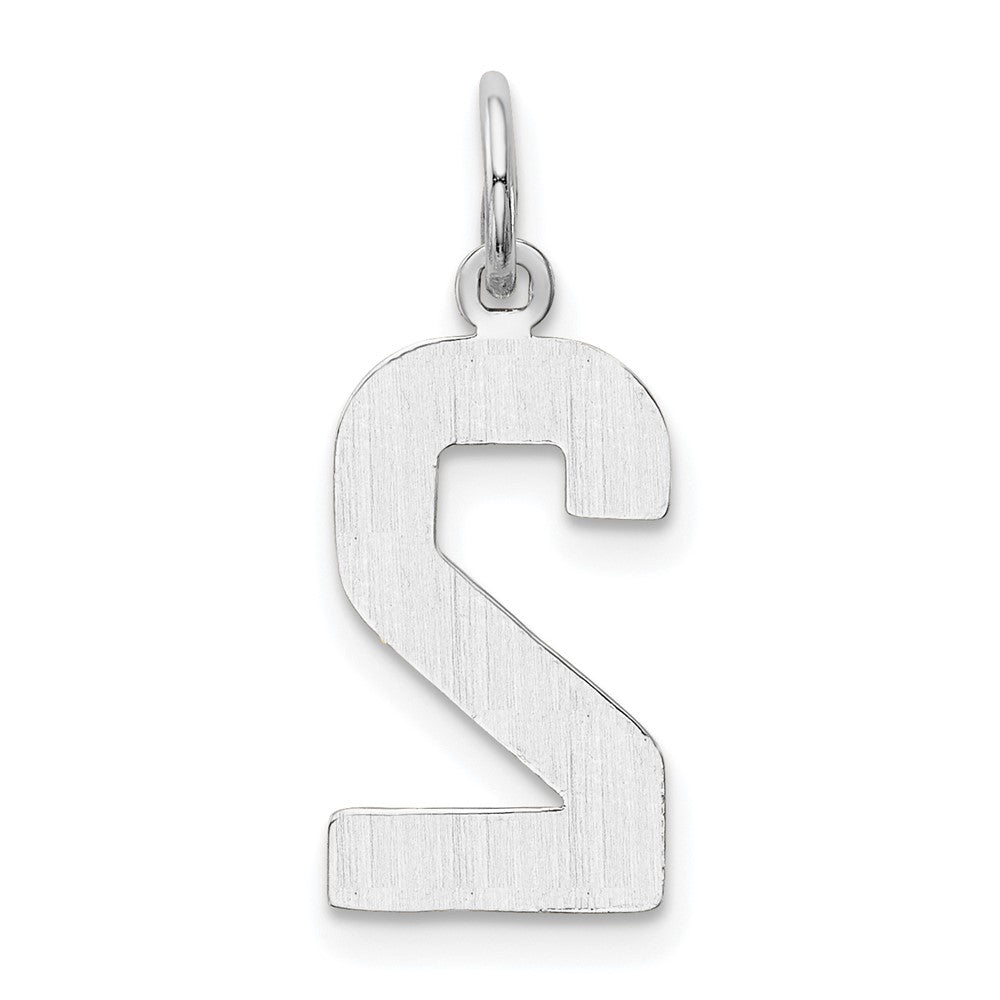 14kw  Medium Polished Number 2 Charm