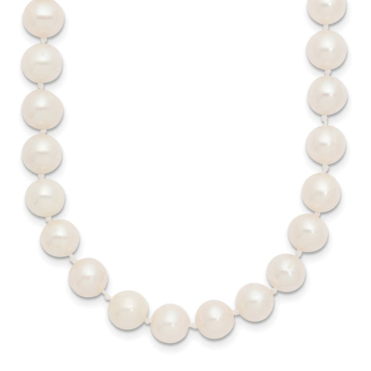 14k 7-8mm White Near-Round Freshwater Cultured Pearl 16 inch Necklace