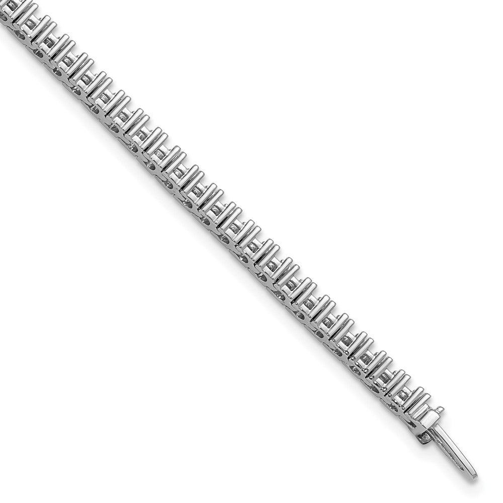 14k White Gold 2.2mm 163 stone Necklace Mounting
