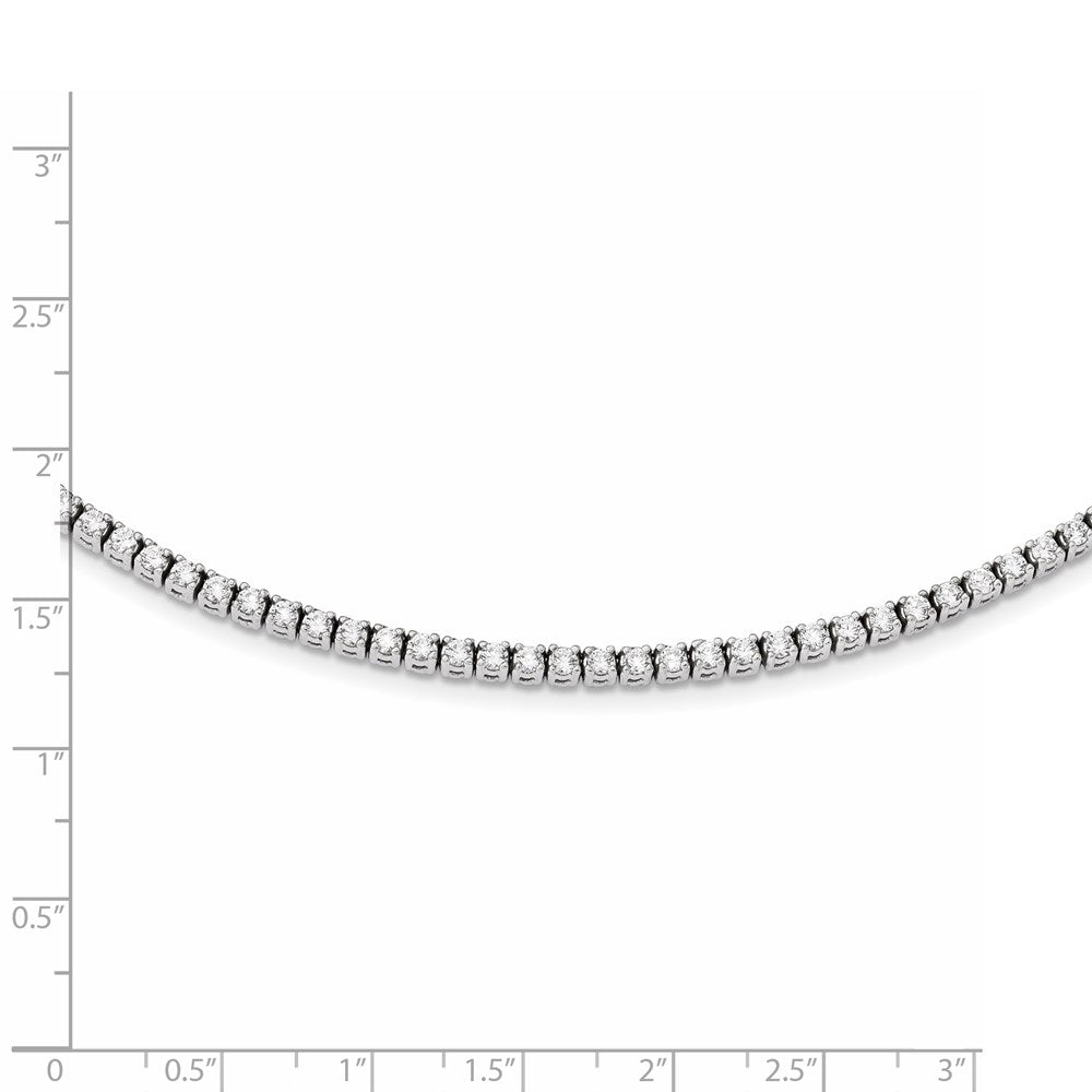 14k White Gold AAA Diamond Necklace