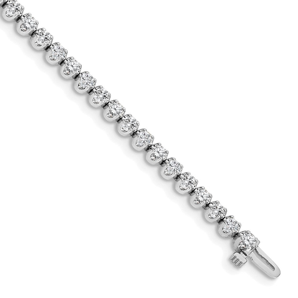 14k White Gold VS Diamond Tennis Bracelet