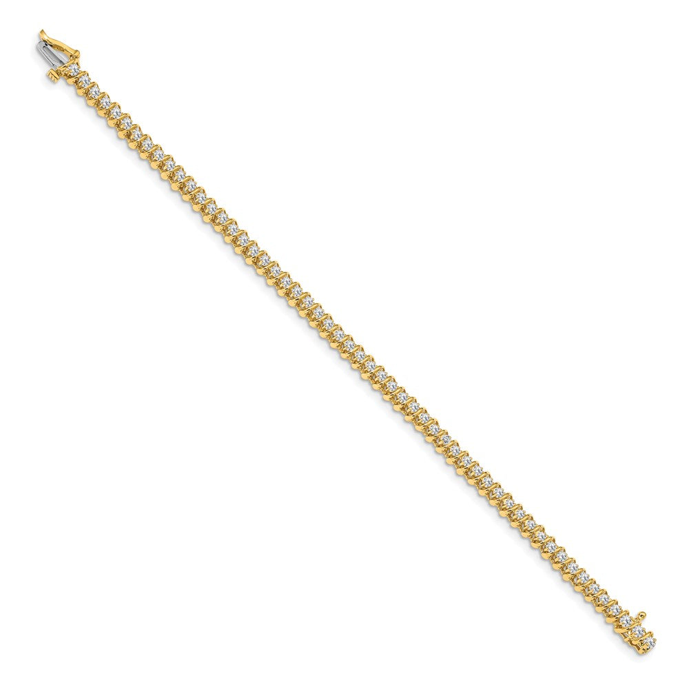 14k AA Diamond Tennis Bracelet