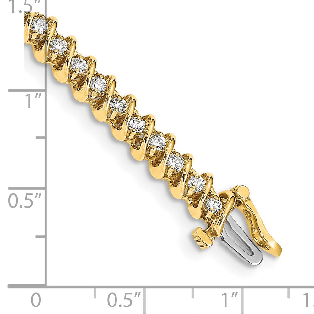 14k AA Diamond Tennis Bracelet