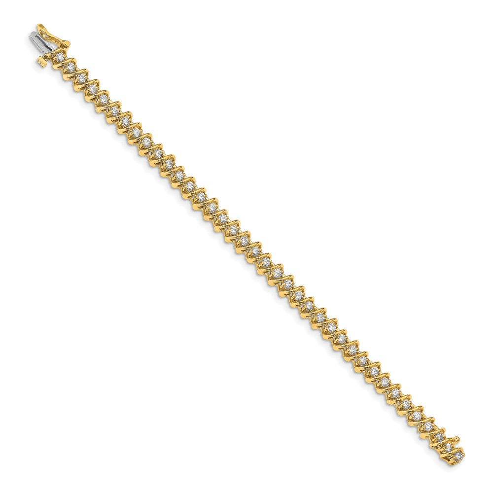 14k AAA Diamond Tennis Bracelet