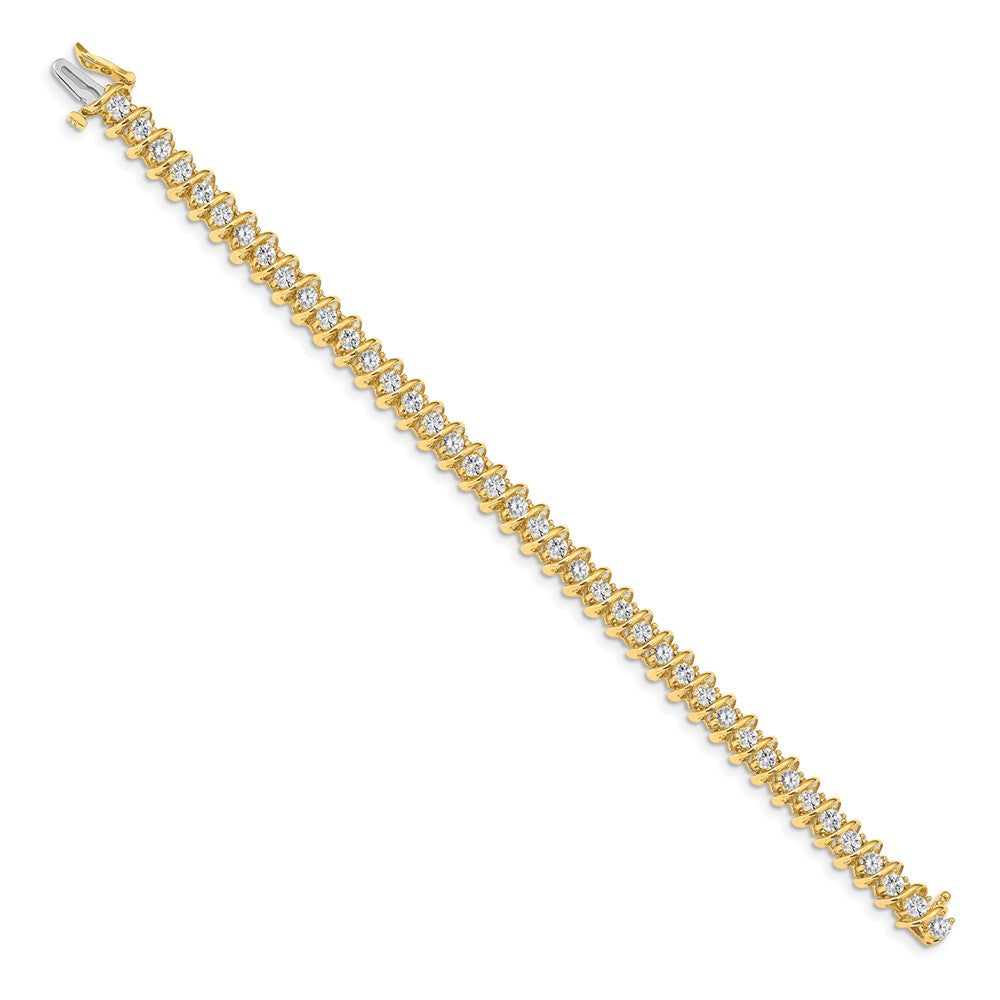 14k AAA Diamond Tennis Bracelet