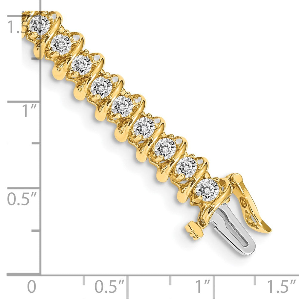 14k VS Diamond Tennis Bracelet