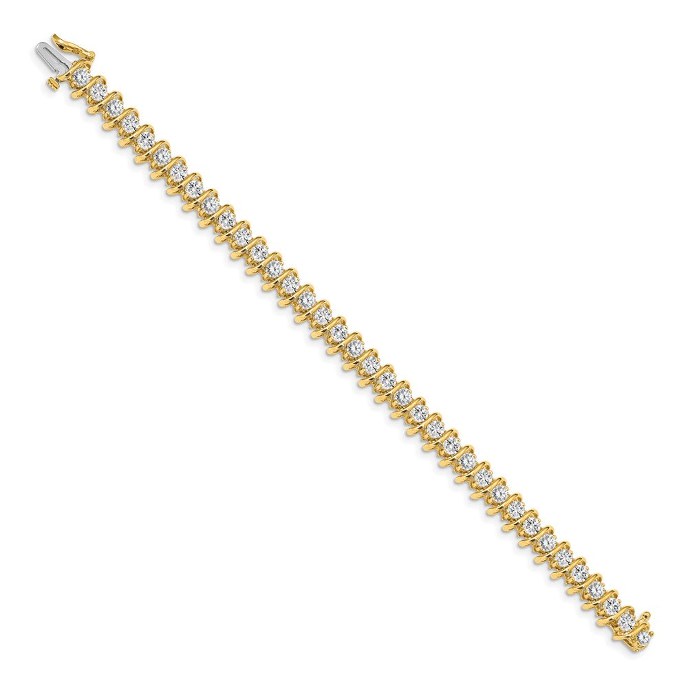 14k AA Diamond Tennis Bracelet