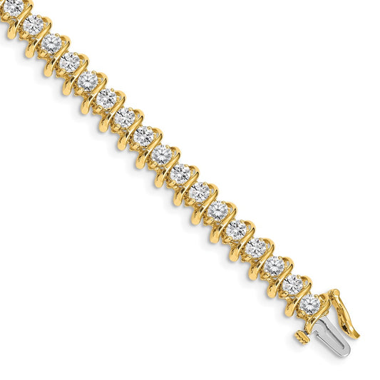 14k A Diamond Tennis Bracelet