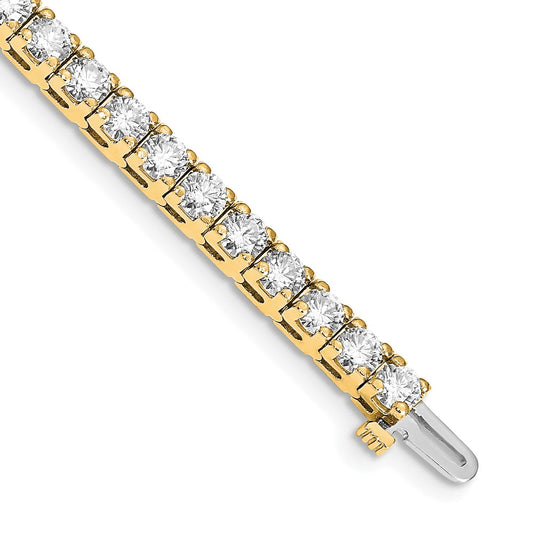 14k AA Diamond Tennis Bracelet