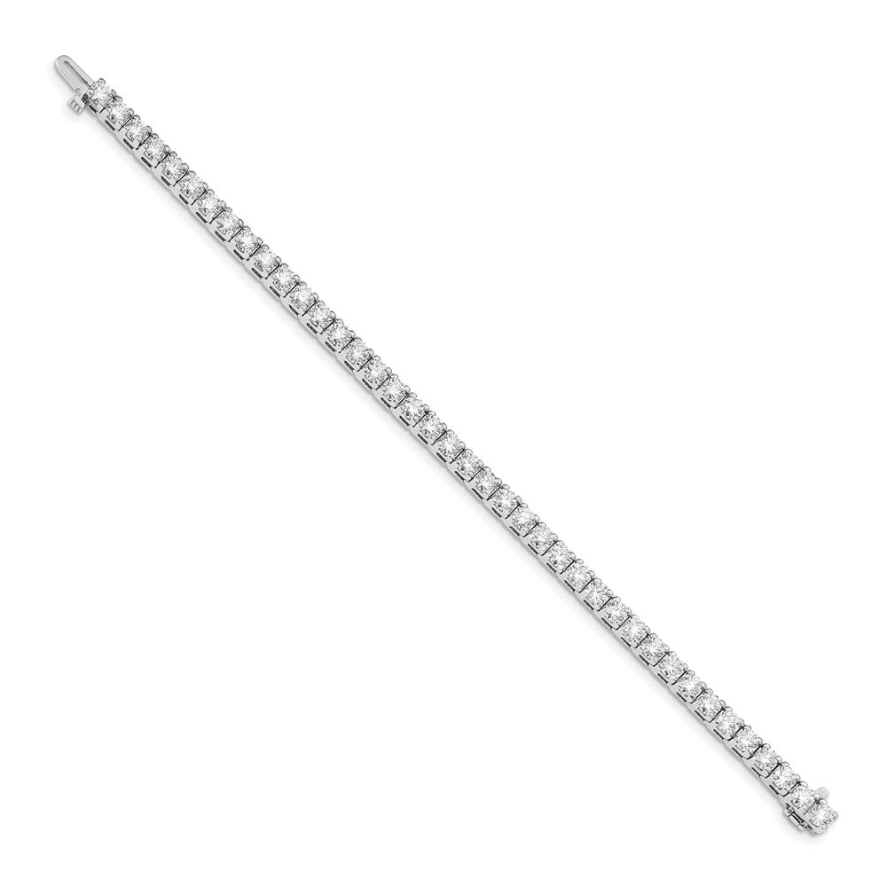 14k White Gold AAA Diamond Tennis Bracelet