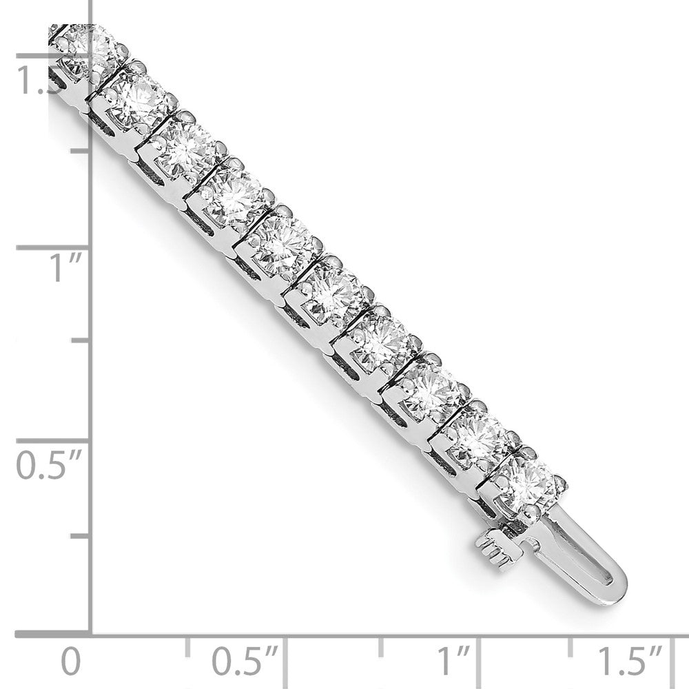 14k White Gold AAA Diamond Tennis Bracelet
