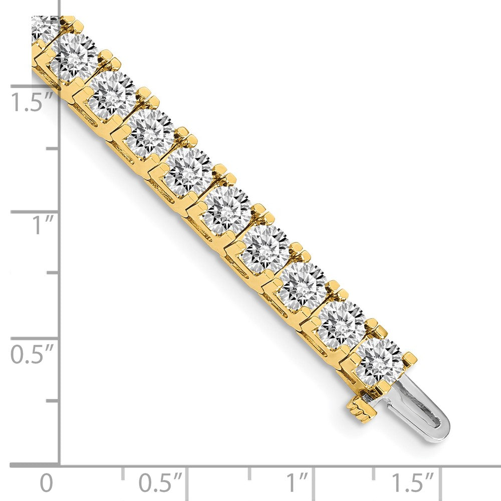 14k AA Diamond Tennis Bracelet