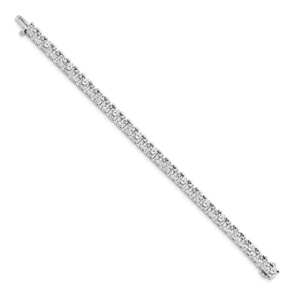 14k White Gold AAA Diamond Tennis Bracelet