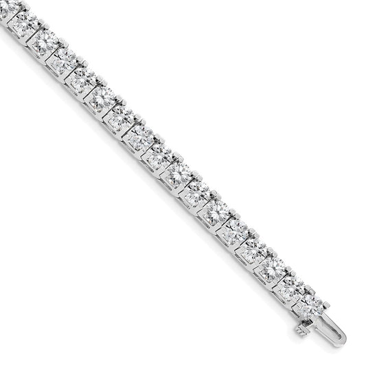 14k White Gold AAA Diamond Tennis Bracelet