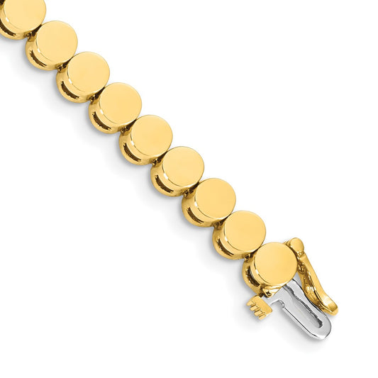 14k Holds 32 Stones up to 4mm, Add-a-Diamond Bracelet