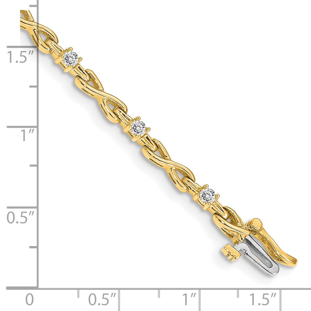 14k VS Diamond Tennis Bracelet
