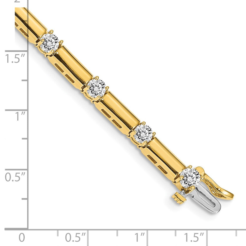 14k AA Diamond Tennis Bracelet