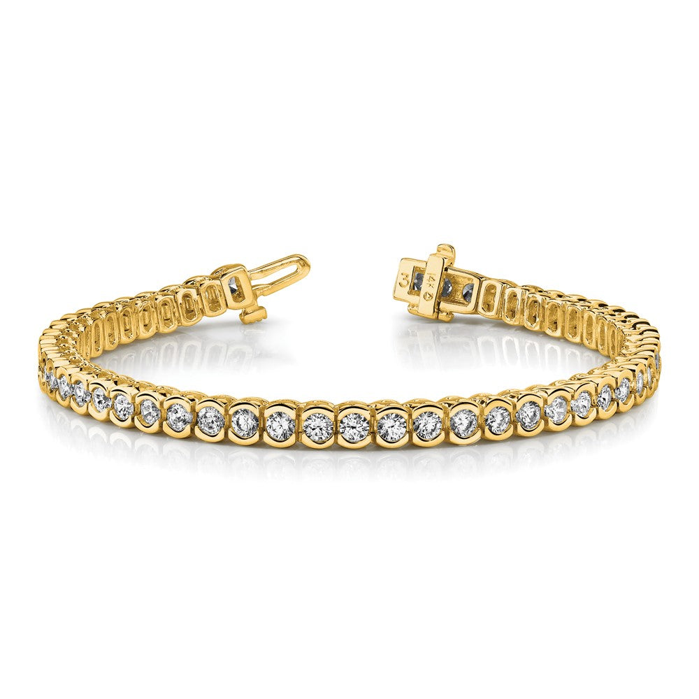 14k AAA Diamond Tennis Bracelet