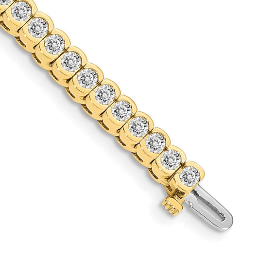 14k A Diamond Tennis Bracelet