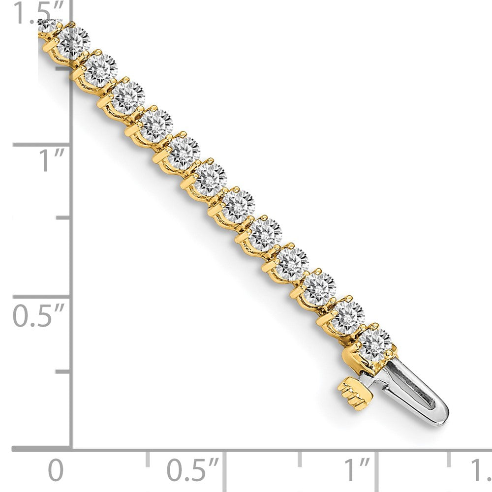 14k A Diamond Tennis Bracelet
