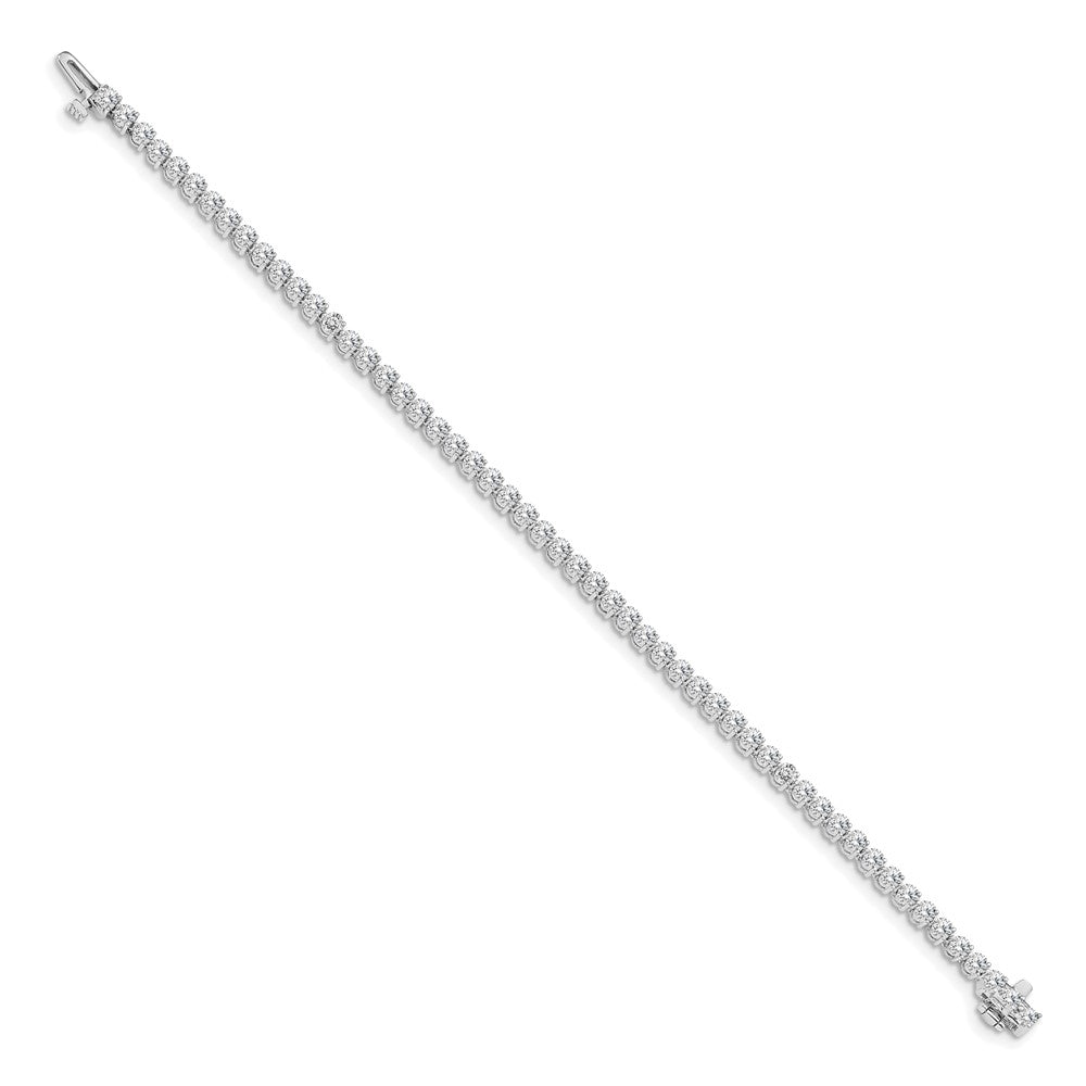 14k White Gold VS Diamond Tennis Bracelet