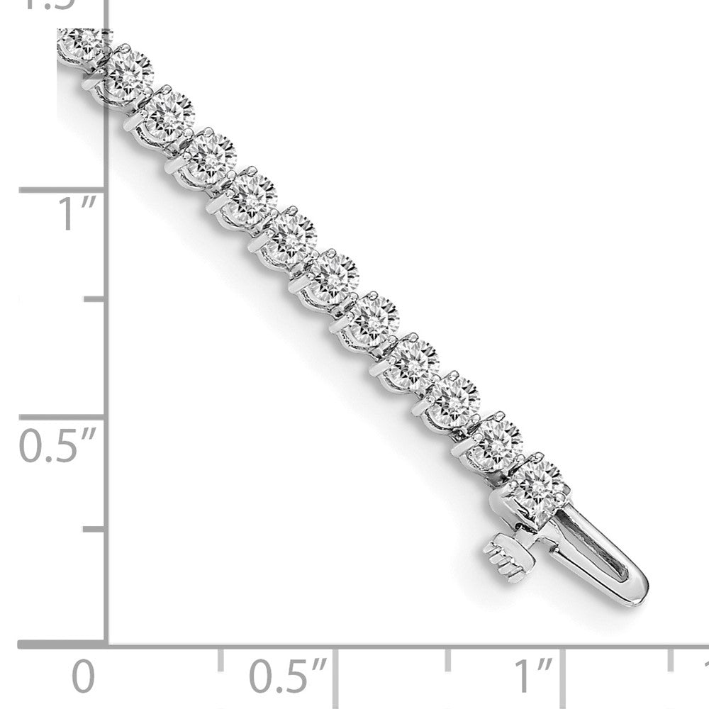 14k White Gold VS Diamond Tennis Bracelet