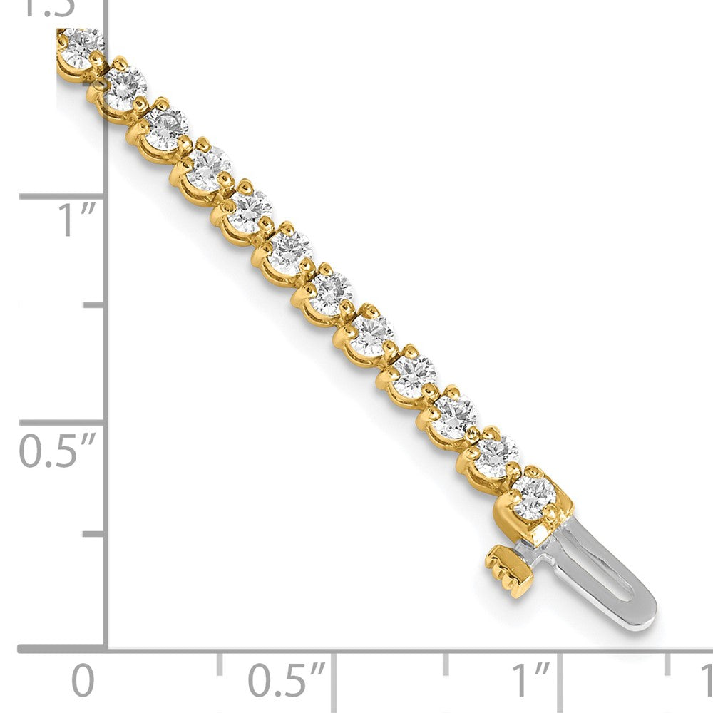 14k AA Diamond Tennis Bracelet